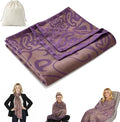 Travel Blanket Airplane - Ultra Soft &amp Lightweight Knit Design Compact Airplane Blanket53x72 InchStylish Travel Shawl Wraps for FlightsOfficeHome UseTravel Essentials &amp Gifts