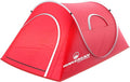 Pop-up Tent 2 Person Water Resistant Barrel Style Tent for Camping with Rain Fly and Carry Bag Starchaser 2-Person Tent by Wakeman Outdoors (Red) 7 x 4.3