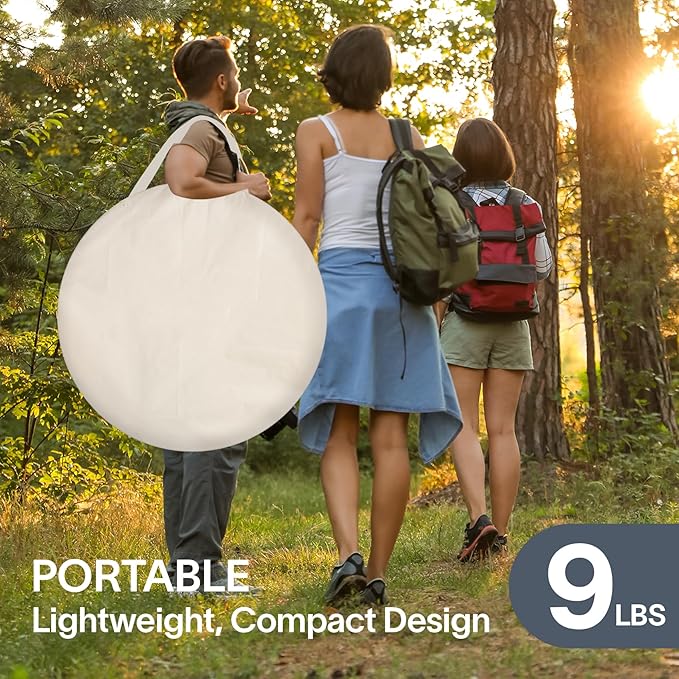 Alvantor Pop Up Screen House Gazebo with Mosquito Netting Instant UV Resistant Sun Shelter for Patio &amp Backyard Portable Canopy Tent for 2-10 Person