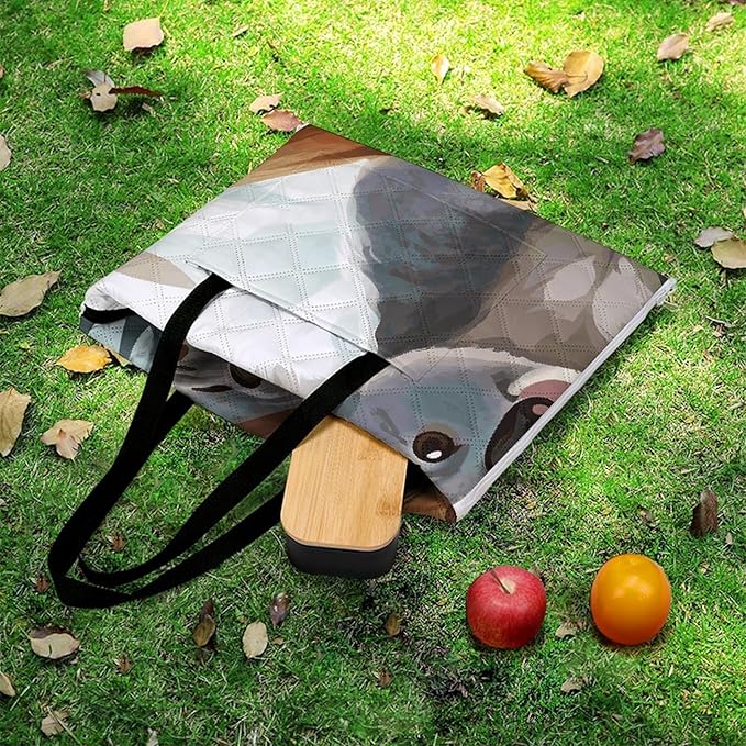 Zipper Koala and Butterfly Style Picnic Mat Suitable for Travel Camping Park Or Home Use