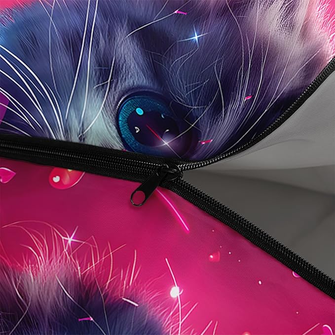 AILONEN Kawaii Panda Sleeping BagsLightweight &amp Waterproof3 Season Warm &amp Cool WeatherDreamy Purple Flower Animal Themed Sleeping Bags for BoysGirlsKidsAdults TravellingOutdoors