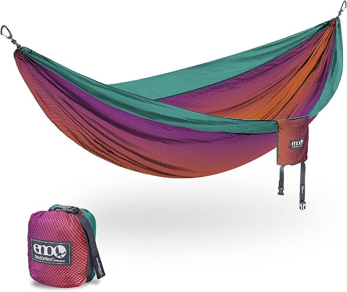 ENO Eagles Nest Outfitters DoubleNest Lightweight Camping Hammock 1 to 2 Person Special Edition Colors ATC