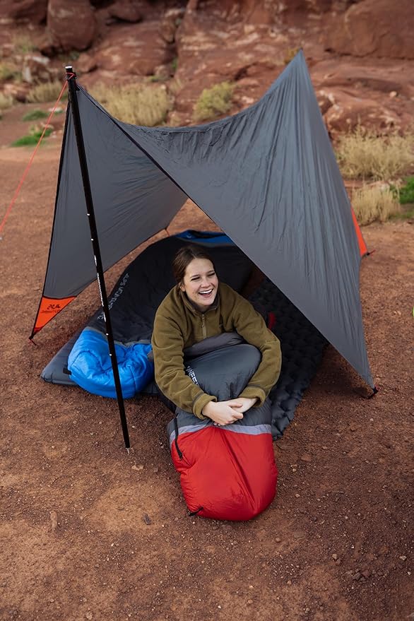 ALPS Mountaineering Ultra-Light Tarp Shelter - Charcoal/Red