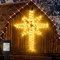 22 Bethlehem Star Outdoor Christmas Lights 90 LEDs Christmas Tree Lights Hanging Lights Mains Powered Polaris Christmas DecorationsStar of Bethlehem Lights for New Year Holiday Wedding Party Decor