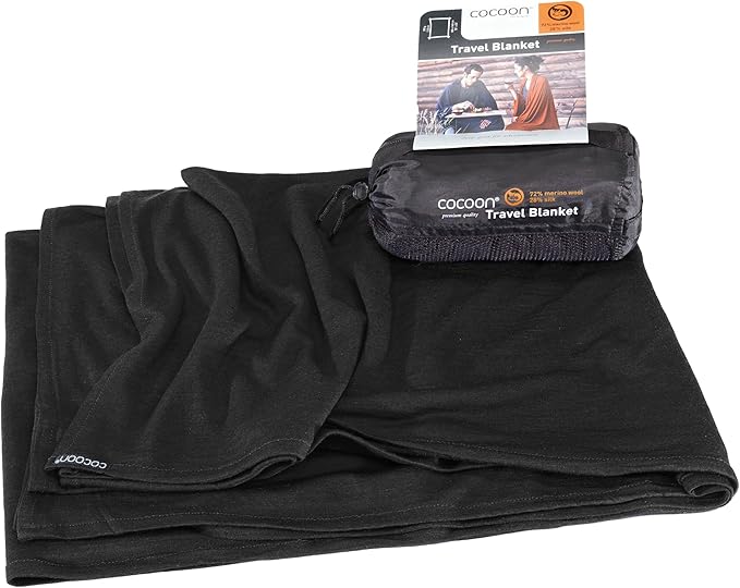 Travel Blanket - Merino Wool / Silk Blend