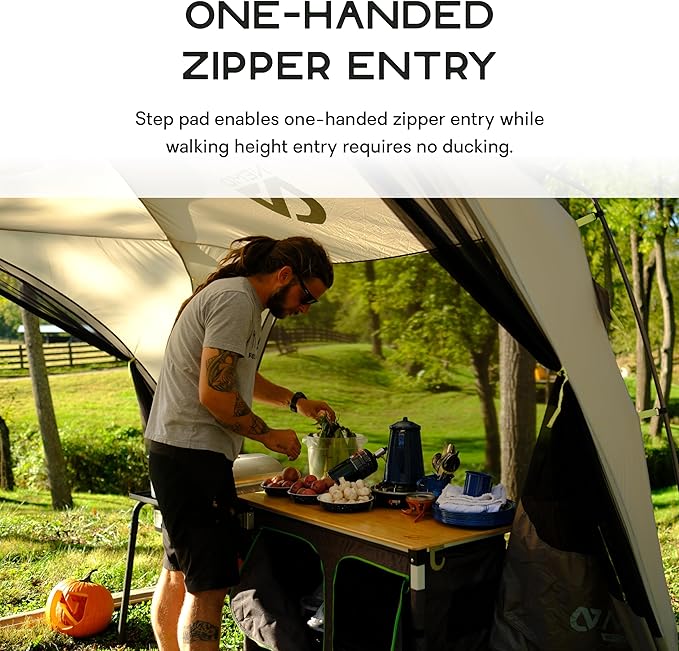 NEMO Equipment Victory Screenhouse Camp Shelter - One Size - Fog/Smokey Olive