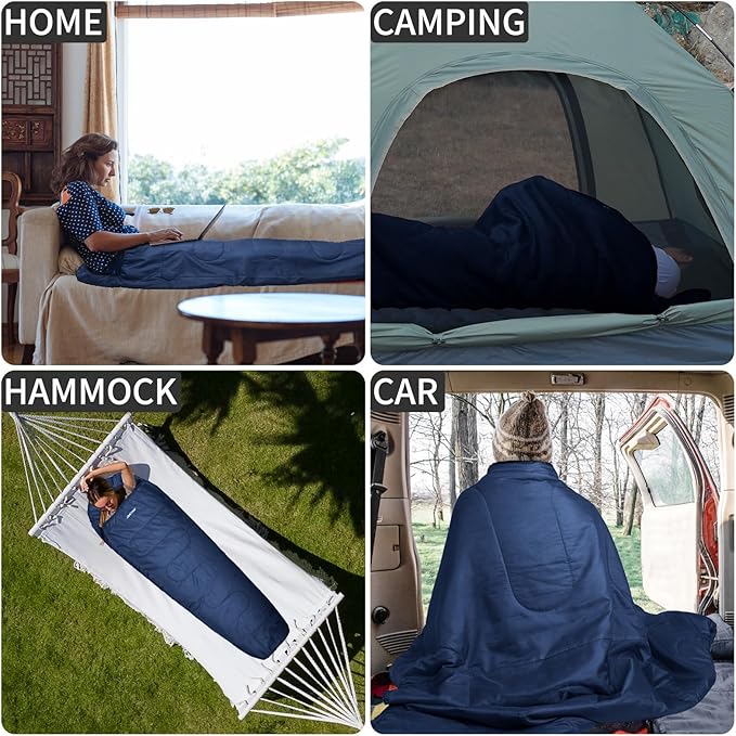 Cold Weather Mummy Sleeping Bag 15°F Extreme 3-4 Season Sleeping Bag for Adults - 0 Degree Winter Sleeping Bag Machine Washable for Hiking Backpacking &amp Outdoor Activities