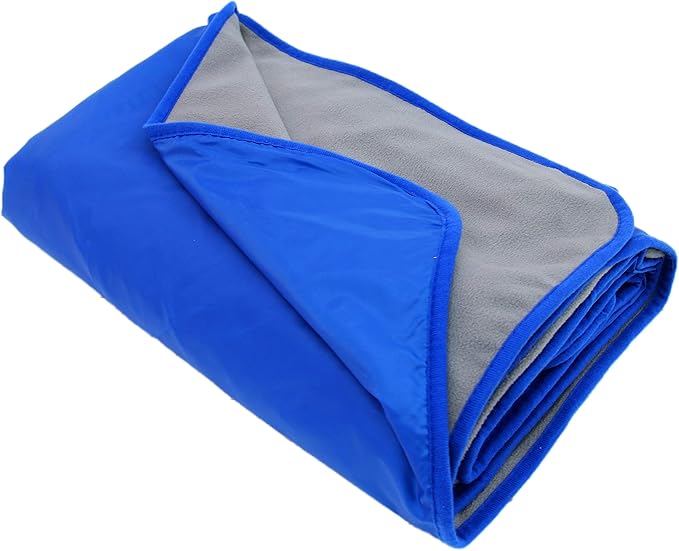 Threadart Outdoor Rainproof &amp Windproof Thick Stadium Blanket | for Camping Picnic Sports Festivals Football Baseball Concerts Parks Beach 55 x 79