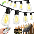 78(72+6) FTSolar String Lights Outdoor IP65Waterproof Garden LightUSB &amp Solar ChargingWith Remote And 36+2 LED Shatterproof Bulb 8 Light ModesDimmable solar lightsDecoration For Camping Backya