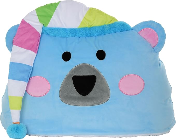 iscream Cozy Polar Bear 73 x 25 Faux Sherpa-Lined Plush Fleece Zippered Sleeping Bag