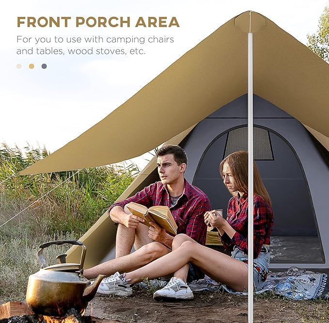 Outsunny Tents Camping Teepee Tent