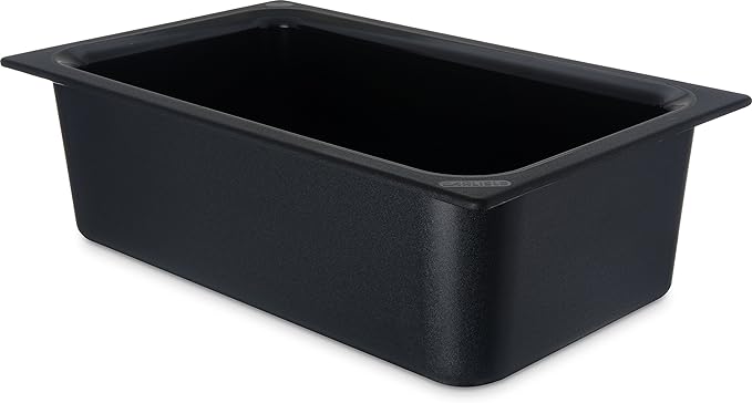 Carlisle FoodService Products CM110003 Coldmaster Plastic Standard Full-Size Food Pan 15 qt. Capacity 20.68 x 12.72 x 6.40 Black