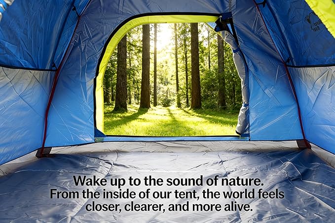 Wind tour Automatic Tent Waterproof Double-Layer pop-up Hydraulic Tent Outdoor Picnic Camping