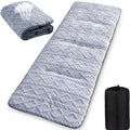 Folding Camping Cot Pad - Portable &amp Comfortable Outdoor Sleeping Mat with Elastic Strap Lightweight Waterproof Bottom Mattress Pad