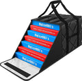 MyLifeUNIT Pizza Bag for Delivery Thermal Insulated Pizza and Food Delivery Bag 16 x 16 x 14 Pizza Warmer Bag Holds 6-7 Large 14 Pizza Boxes Hot Pizza Carrier Insulated Bags