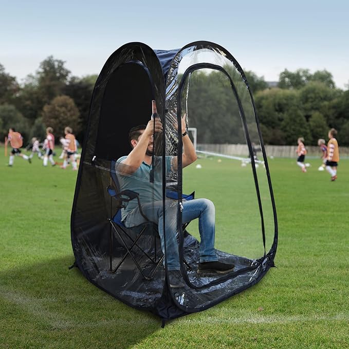 REDCAMP Sports Tent Pop Up Pod 1 Person Portable Weather Tents Sports Pod for Cold Day Waterproof Windproof Rain Pod Instant Shelter for Soccer Baseball Fishing