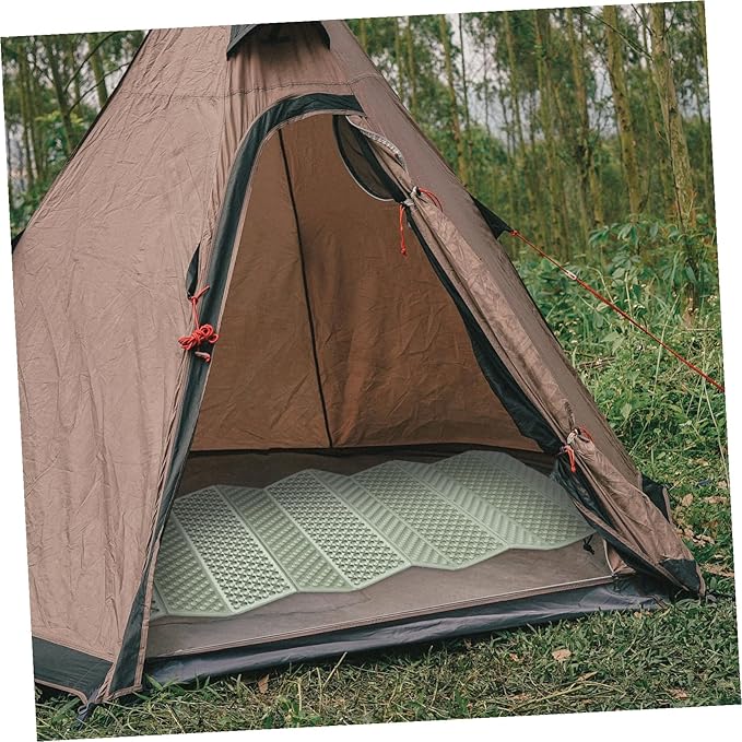 Water-Resistant Foldable Camping Pad with Aluminum Film Thick Multi-Function Outdoor Picnic Mat for Hiking Sleeping Crawling and Pet Play Portable Foldable Sitting Cushion for