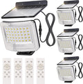 Solar Lights Outdoor4000mAh Solar Flood Light with Remote Control and Motion SensorSloar Powered Security Lights with 16.4 FT Cable 3 ModesWaterproof for Outside Patio Yard