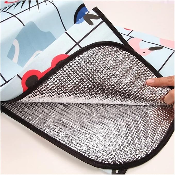 Picnic Camping BlanketBeach Blanket Outdoor Camping Mat Thickened Picnic Soft Cloth Beach Mat Portable Rainproof Beach Composite Process Sleeping Pad (Brown 1 x 1 cm (Square))