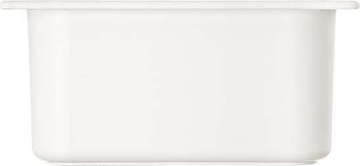 Carlisle FoodService Products CM110102 Coldmaster ABS Standard Half-Size Food Pan 6 quart Capacity 12.73 x 10.36 x 5.59 White