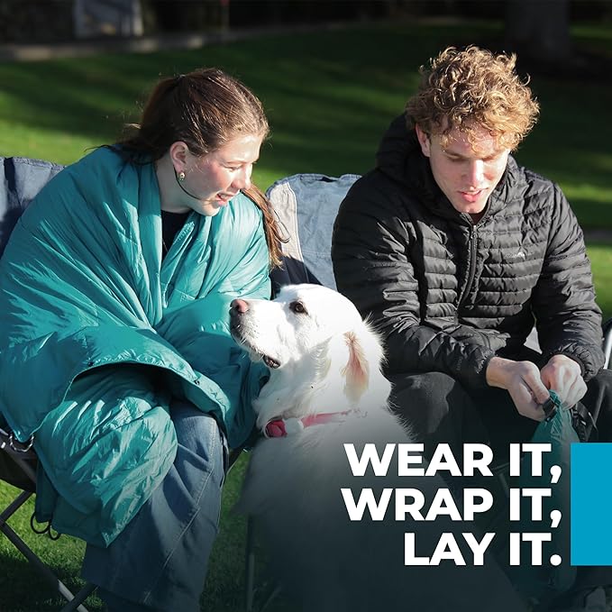Puffy Blanket for Cold Weather - Down Camping Blanket with Sustainable Insulation Lightweight &amp Warm Outdoor Camping Quilt Water-Resistant Compact &amp Packable