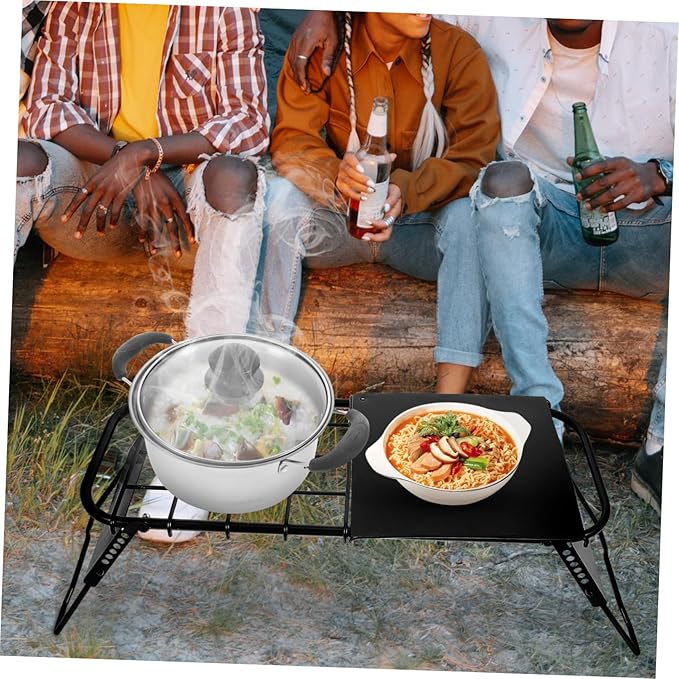 Portable Table Camping Lightweight Folding Camp Table Metal Legs for Outdoor Use
