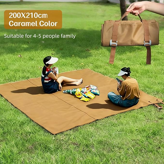 Multi-Use Oversized Weather-Resistant Camping Ground Cloth Tent Footprint – Ultralight Mat for Hiking Backpacking Beach Storage Bag Included