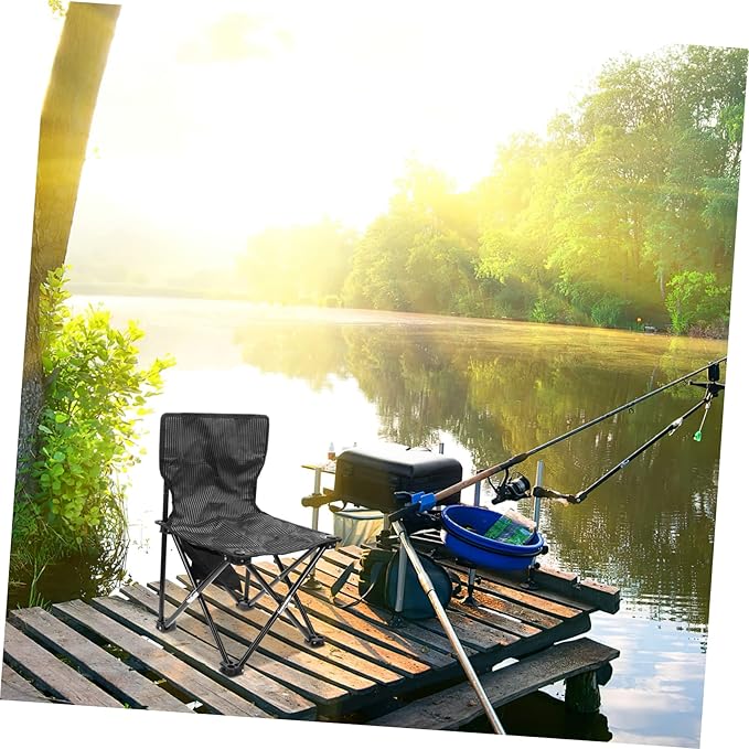 BESPORTBLE Collapsible Chair Portable Folding Stool Oxford Fabric Easy to Carry Backpack for Hiking