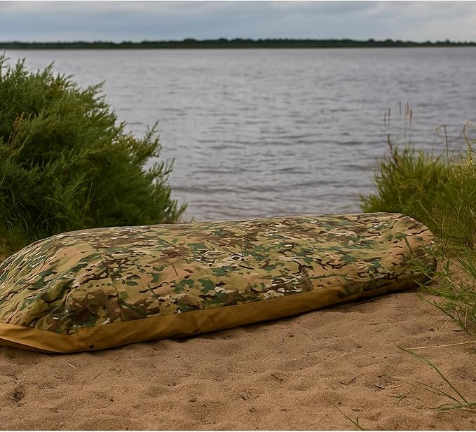 Akmax.cn Bivy Cover Sack for Military Army Modular Sleeping System Waterproof Outer Shell for Sleeping Bag Minimalist Stealth Shelter