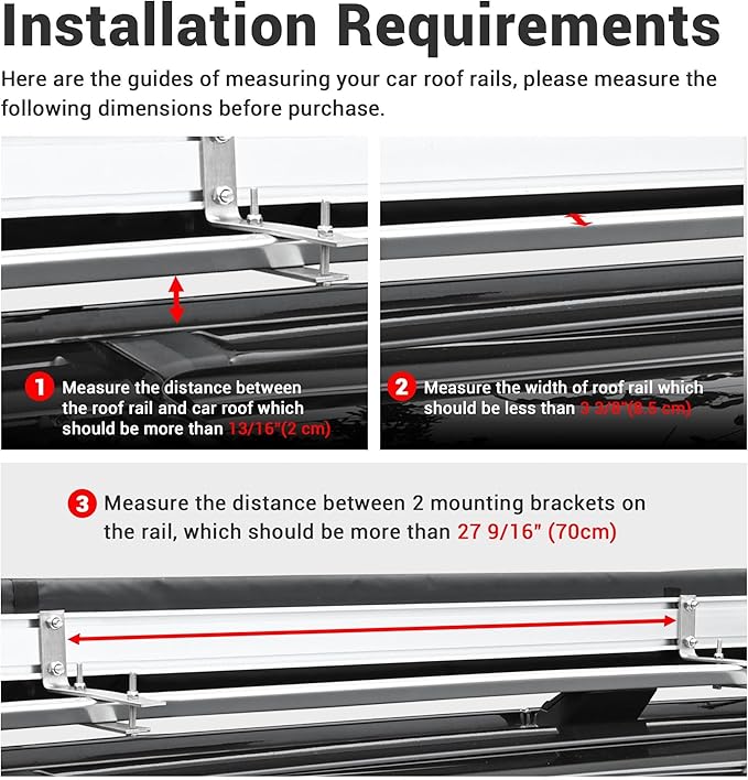 Yescom Car Awning with LED for SUV 4.6FT x 6.6FT Caravan Camping Side Rooftop Tailgate Canopy Tent Shelter Tarp