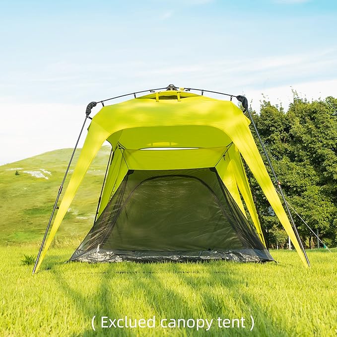 Mosquito Net with protable Bag Ultralight No-See-Um Breathable Mesh Screen Tent with Waterproof Floor Compact for Outdoors Camping Backpacking and travelingFits Sleeping Bags Tentcanopy