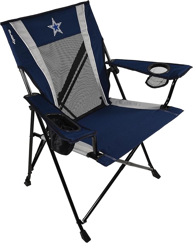 Kijaro Sports Fan Folding Chair 26 L x 35.5 W x 37 H Dallas Cowboys