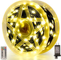 Christmas Lights 600 LED 196FT IP67 Waterproof Christmas Tree Lights with 8 Modes Outdoor String Lights with Timers &amp Memory Function Xmas Light for Holiday Decor (Warm White)