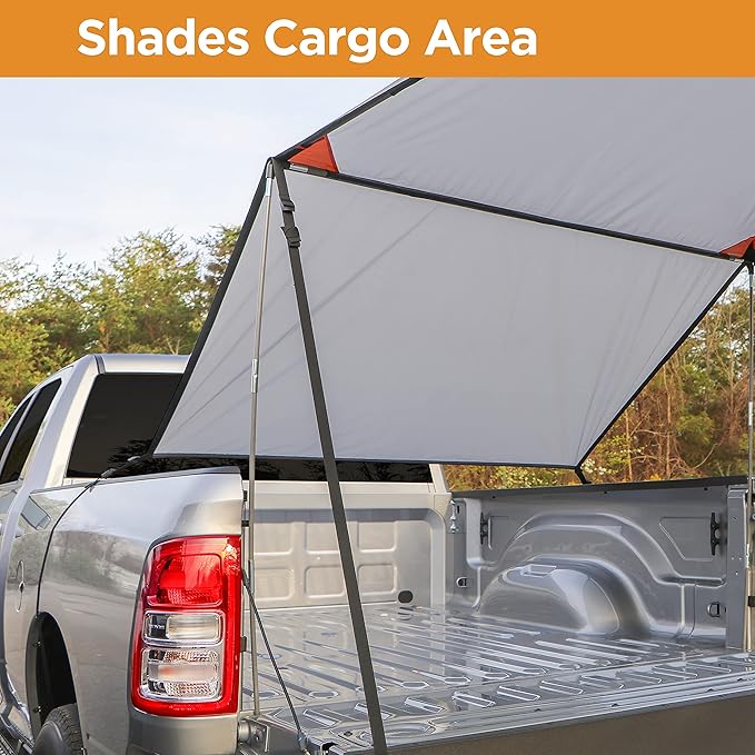 Rightline Gear Universal-Fit Truck Tailgate Portable Canopy Tent 9.5 by 6 by 8.5 FeetBlue