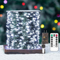 Fairy Lights Plug in660FT 2000LEDs Waterproof Led String Lights8 Modes Remote Twinkle Light for Outdoor Indoor Christmas Wedding Birthday Garden Party DecorationsGreen WireCool White