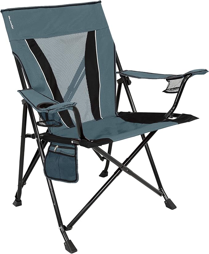 Kijaro XXL Dual Lock Portable Camping Chair - Supports Up to 400lbs - Enjoy The Outdoors in a Versatile Folding Sports &amp Outdoor Chair