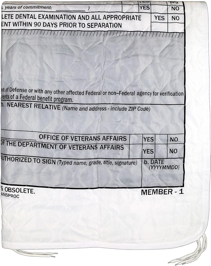 MEDALS OF AMERICA EST. 1976 DD-214 Woobie Blanket Military Poncho Liner
