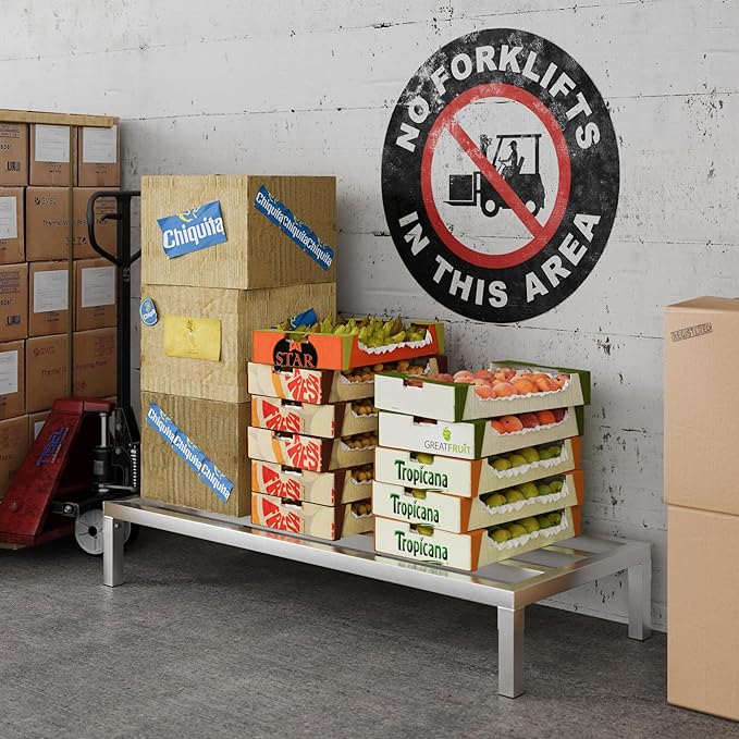 48 x 20 | 8 Off The Floor Aluminum Dunnage Rack | 1200 Lbs Capacity