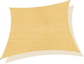 Sun Shade Sails - Shade Cover for Outdoor Playground Pool Deck Driveway - UV Sun Block Fabric (10 x 14 FT Sand)