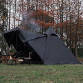 Camping Teepee Tent 2-4 Person Indian Tent Waterproof Instant Pyramid Spire Tents for Outdoor Hiking