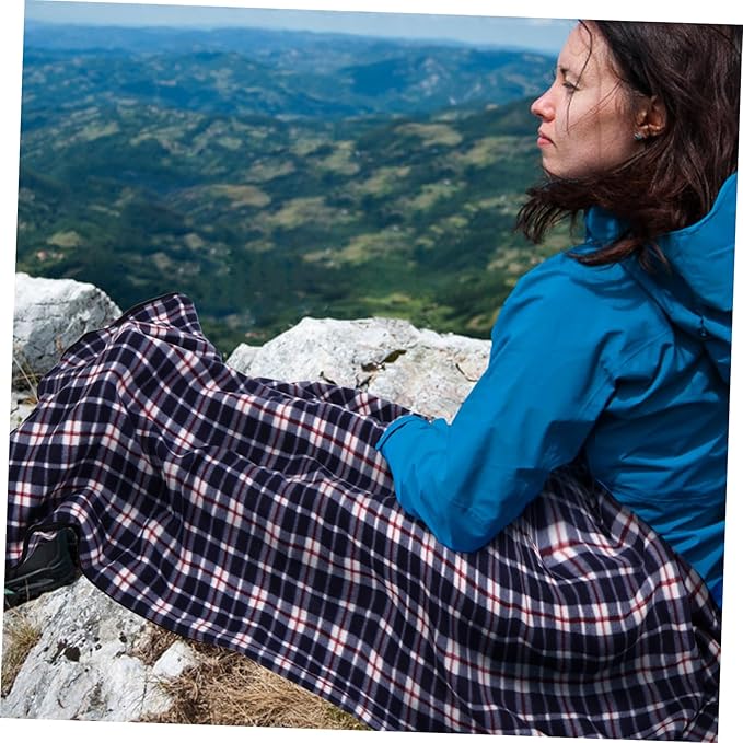 Portable Lightweight Fleece Liner for Adults Machine Washable Inner Sack for Camping Travel Compact Warm Sleeping Sack for Tent Use and Outdoor Overnight Comfort