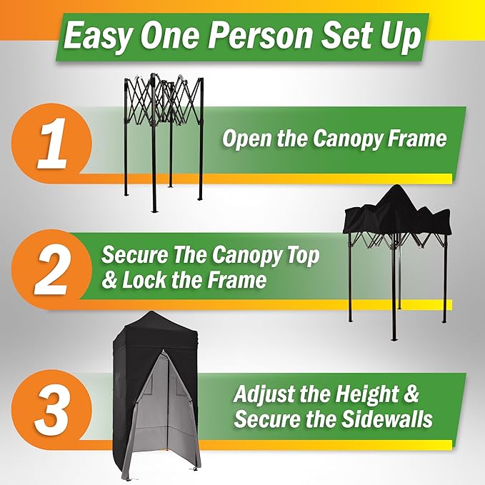 Pop Up Beach Canopy Tent Black k