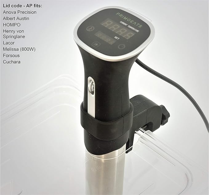 LIPAVI C20L-AP Lid for LIPAVI C20 Sous Vide Container tailored for the Anova Precision immersion circulator