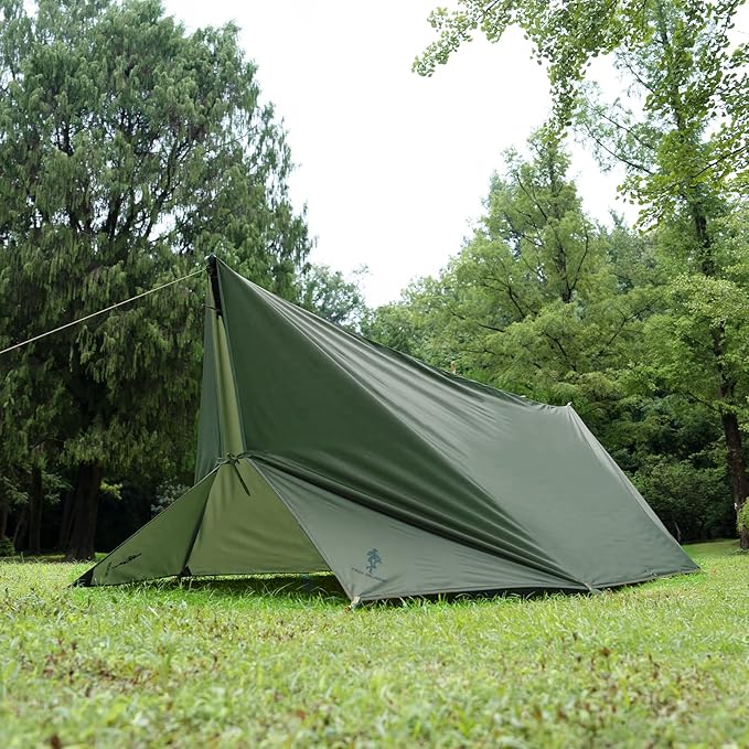 Free Soldier Waterproof Portable Tarp Multifunctional Outdoor Camping Traveling Awning Backpacking Tarp shelter Rain Tarp