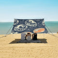 Rugby Pattern (42) Camping Sun Shelter Beach Tent Portable Beach Sun Shade Outdoor Canopy for Camping Trips Fishing Picnic