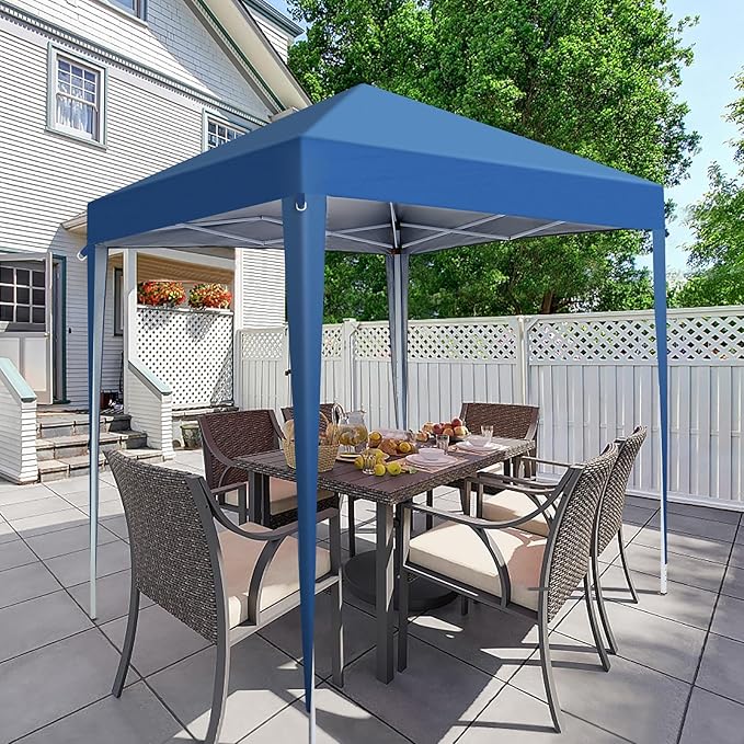 2 x 2m Practical Waterproof Right-Angle Folding Tent Blue