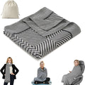 Travel Blanket Airplane - Ultra Soft &amp Lightweight Knit Design Compact Airplane Blanket53x72 InchStylish Travel Shawl Wraps for FlightsOfficeHome UseTravel Essentials &amp Gifts