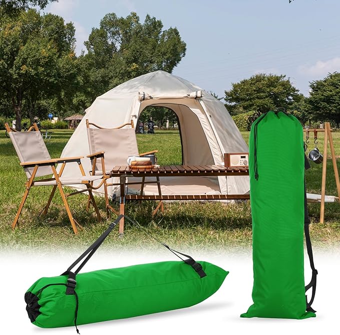 PATIKIL Foldable Camp Chair Replacement Bag Camping Chairs Folding Chair Carry Bag with Adjustable Shoulder Strap for Outdoor Camping Fishing Storage Green