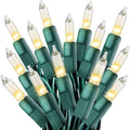 Clear Christmas Lights 66FT 200 Incandescent Bulbs Warm White Mini Lights with Green Wire for Christmas Tree Garland Thanksgiving Wedding Party Home Indoor &amp Outdoor Festival Decoration