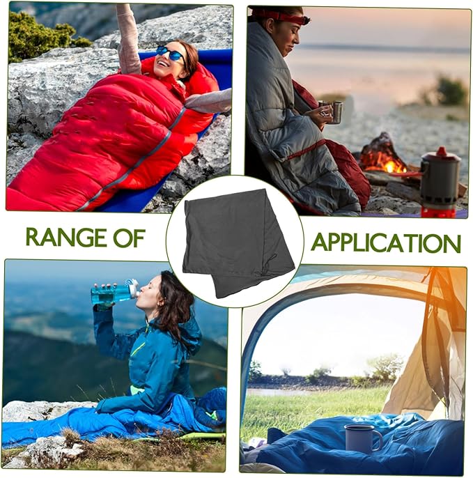Sosoport Fleece Sleeping Bag Liner for Adults Lightweight Portable Warmth for Outdoor Camping and Indoor Naptime for Backpacking Hiking and Travel